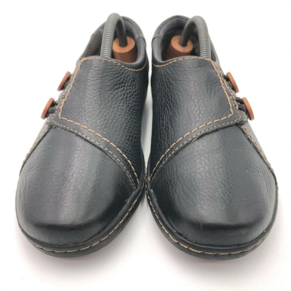 Clarks Collection Button Slip-On Flats Loafers - Picture 6 of 8